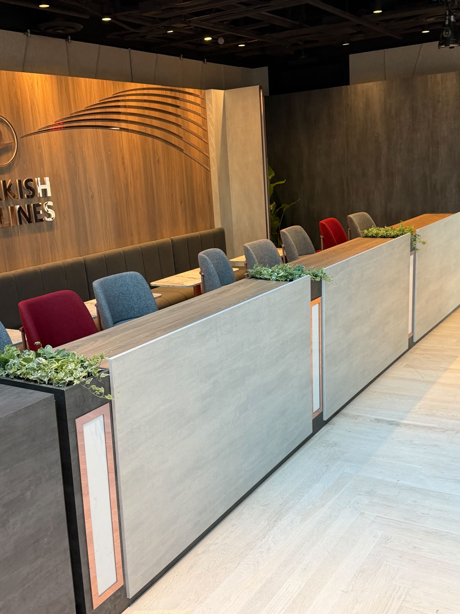 Turkish Airlines stand — genel çekim